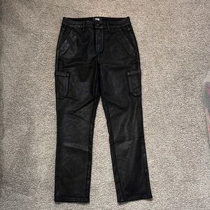 Paige Coated Jolie Utility Cargo pants